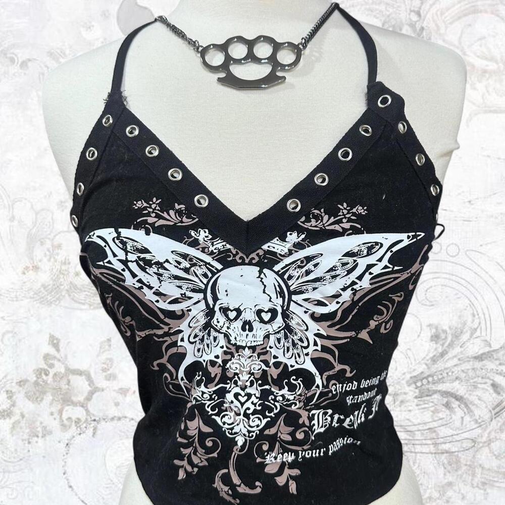 Romwe Women's Black Vests-tanks-cami